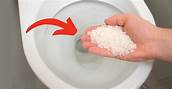Gießen Sie etwas Salz in die Toilette: Was passiert, wird Sie sprachlos machen