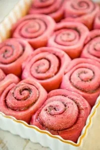 HEAVENLY RED VELVET CINNAMON ROLLS