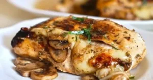 Mushroom Stuffed Chicken